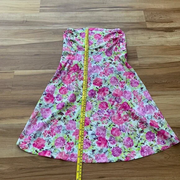 For Love & Lemons Paulina Mini Dress Small Short Lace Up Romantic Feminine NWT - Picture 7 of 12